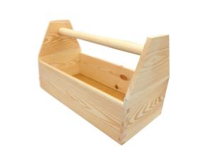 Trälåda hobby med handtag