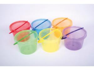 Transparent hinkar färgade 6 fp