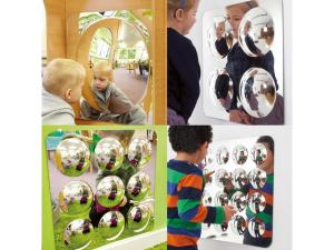 Sensoriska speglar med kupol 4 fp