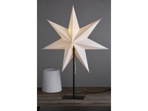Lampa Frozen stjärna skärm 76x55cm vit
