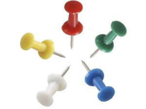 Kartnålar ACTUAL cylinderformad vit30 fp