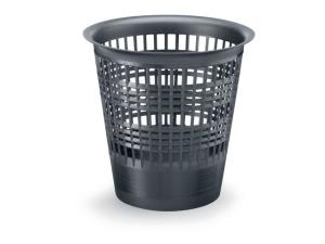 Papperskorg DURABLE economy 13L m grå