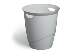Papperskorg DURABLE Blue A rund 16L grå
