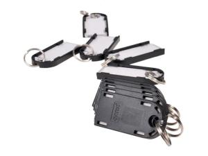 Nyckelbricka PAVO magnetisk svart 10 fp