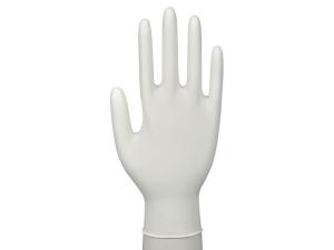 Nitrilhandske acc pfri vit XL 150 fp