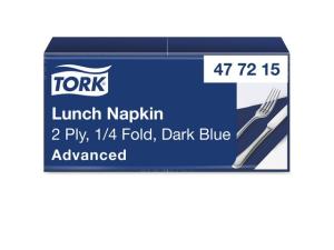 Servett TORK Lunch 2-lags mörkblå 200 fp