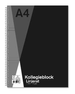 Kollegieblock SOL A4 70g 70 blad linj