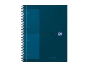 Kollegieblock Oxford Int A4 rut ljblå