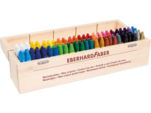 Vaxkrita FABER trälåda sorterade 100 st