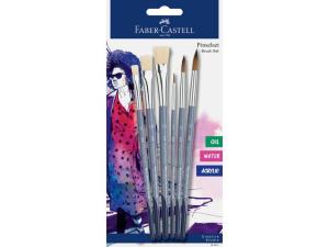 Penslar FABER CASTELL runda o flat 6 fp