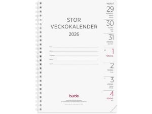 Stor Veckokalender refill 2026
