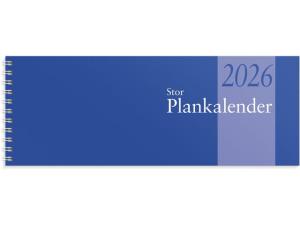 Stor Plankalender 2026 spiralbunden