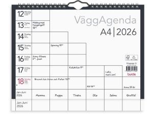 Väggkalender Väggagenda A4 2026
