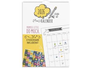 Väggkalender Doodle 2026