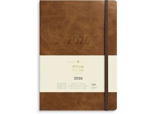 Stor Veckokal Forma Deluxe 2026 brun