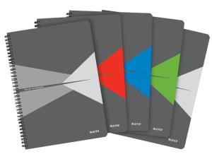 Anteckningsblock LEITZ A4 linj mix