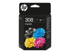 Bläckpatron HP 6L6S6UE 308 svart färg