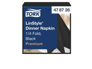 Servett TORK LinStyle svart39x39cm 50 fp