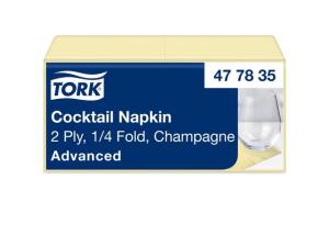 Servett TORK Cocktail 2-lag champ 200 fp