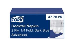 Servett TORK Cocktail 2-lags blå 200 fp