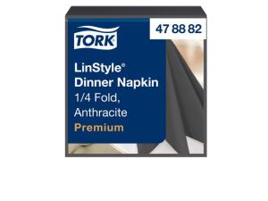 Servett TORK LinStyle antr 39x39cm 50 fp