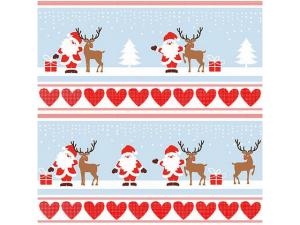 Servett Lovely Santa 3-lags33x33cm 20 fp