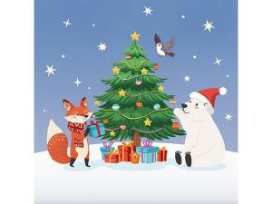 Servett Christmas 3-lags 33x33cm 20 fp