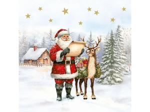 Servett Dear Santa 3-lags 33x33cm 20 fp