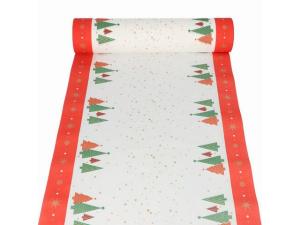 Bordslöpare Xmas Trees airlaid 24mx40cm
