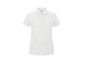 Pikétröja B&C ID001 dam vit XL