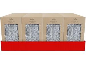 Dekoration Glitter silver 5mx25mm