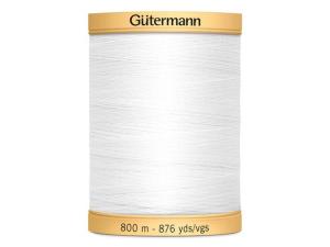 Sytråd G termann bomull 800m vit