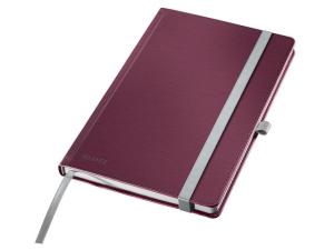 Ant bok LEITZ Style A5 H linj 80bl röd