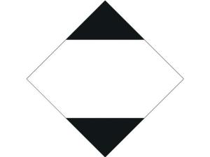 Etikett Farligt Gods 100x100mm 1000 rl