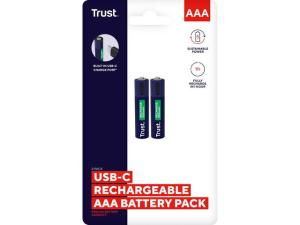 Batteri Laddbar TRUST AAA USB-C 2 fp