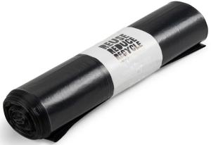 Plastsäck POLYREG 110L 60my svart 25 rl