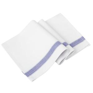 Kökshandduk SEGERS 50x70cm blå rand 6 fp