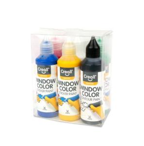 Fönsterfärg CREALL 6x80ml