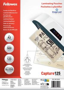 Laminat FELLOWES A3 125mic klar 500 fp