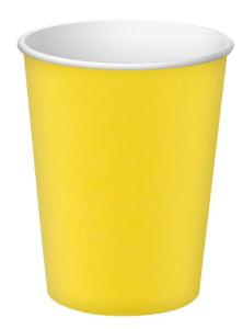 Pappersbägare PRONAPPE 20cl gul 15 fp
