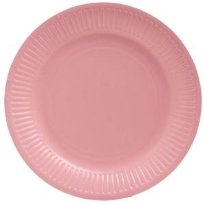 Tallrik PRONAPPE papper 23cm rosa 20 fp