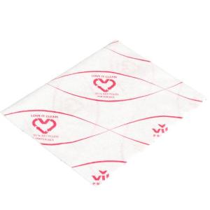 Städduk VILEDA Micron engångs röd 100 fp