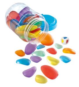 Transparenta regnbågsstenar 36st