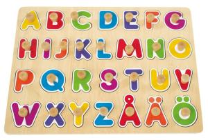 Knoppussel bokstäver A-Ö