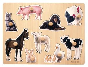 Knoppussel bondgårdsdjur