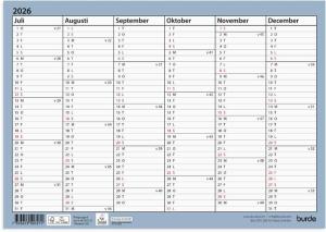 Väggkalender Väggblad A4 26 27