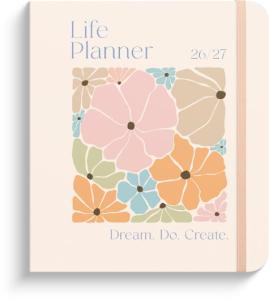 Kalender Life Planner Flowers A5 26 27