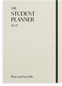Student Planner beige 26 27