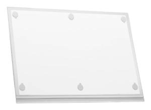 Plastf DURABLE vattentål A3 självh 5 fp