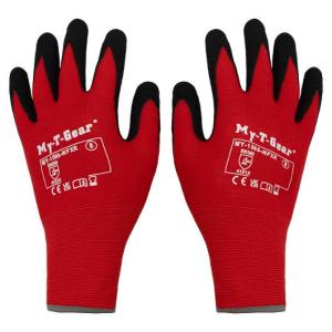 Montagehandske MY-T-GEAR nitril röd 7